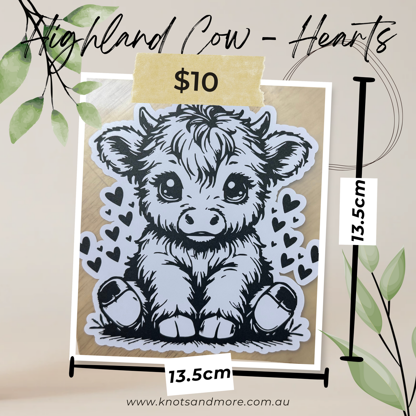 Highland Cow Stickers/Decals