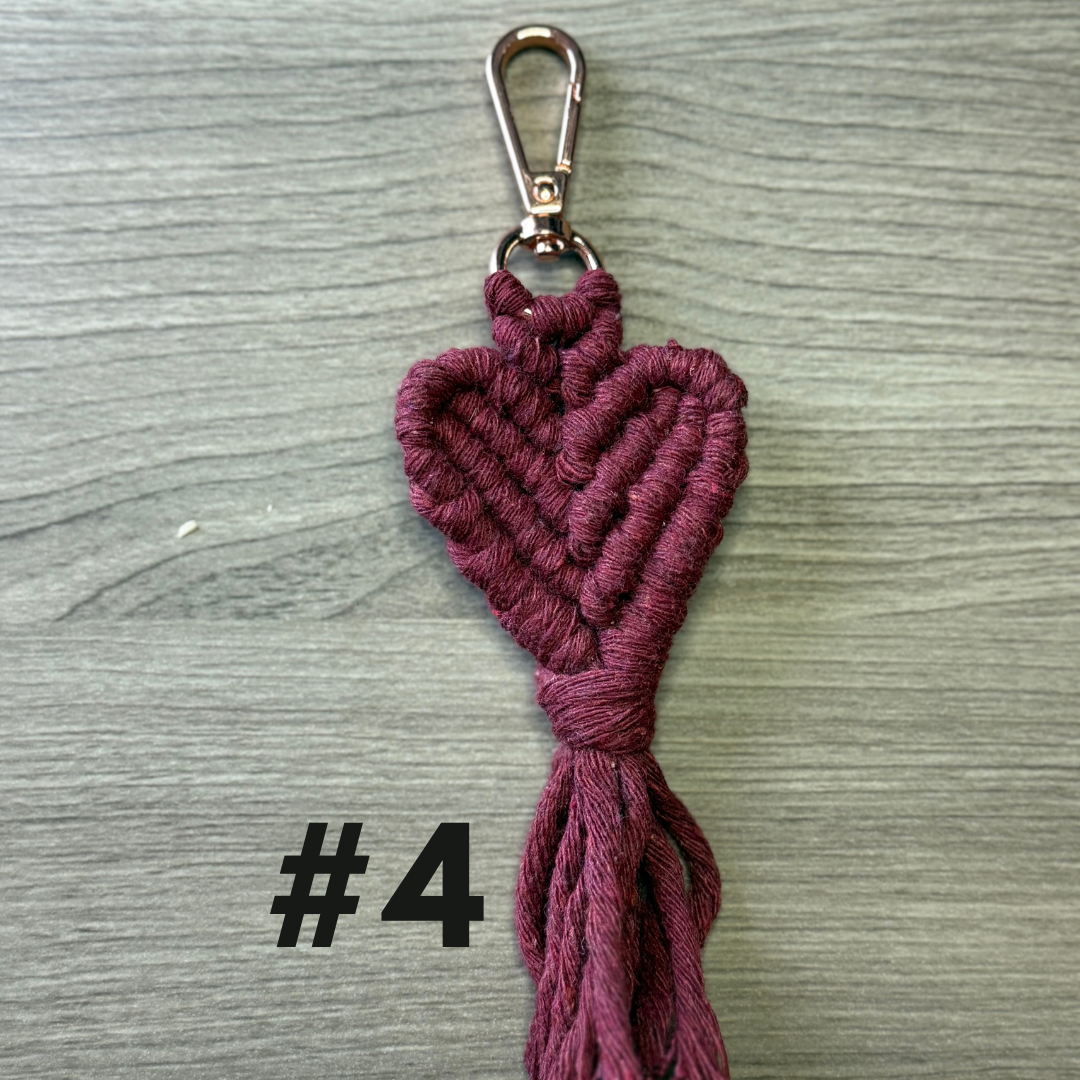 Heart Keyrings - Premade