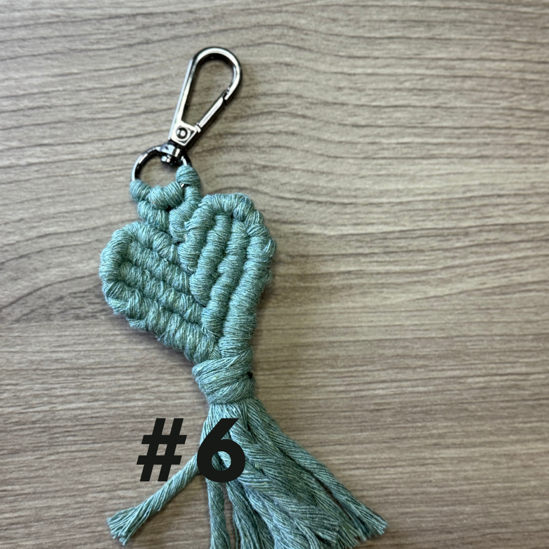 Heart Keyrings - Premade