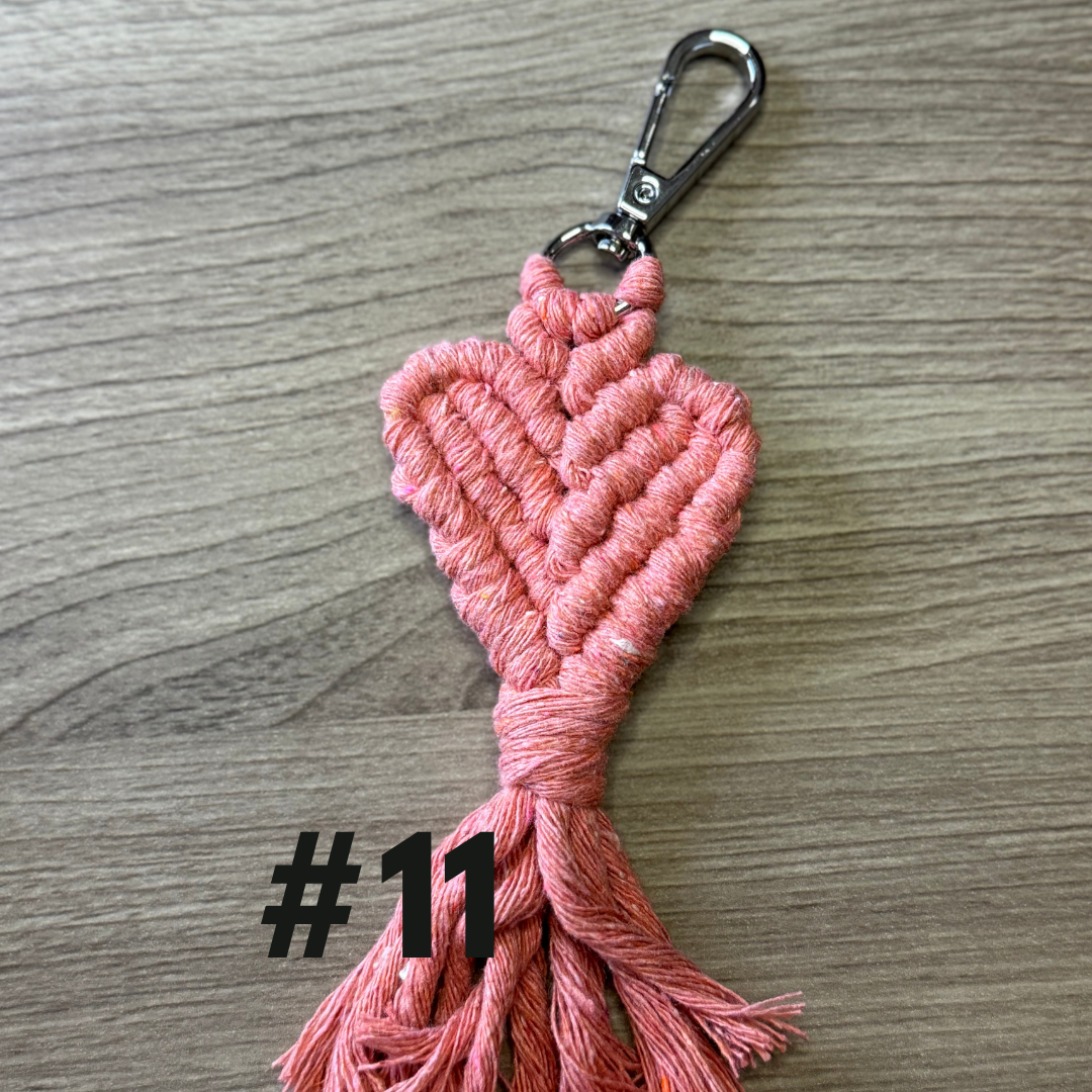 Heart Keyrings - Premade