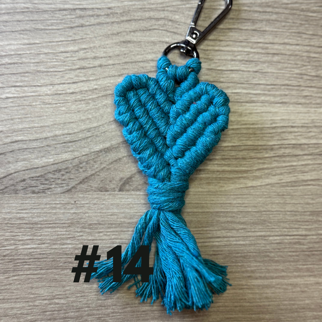 Heart Keyrings - Premade