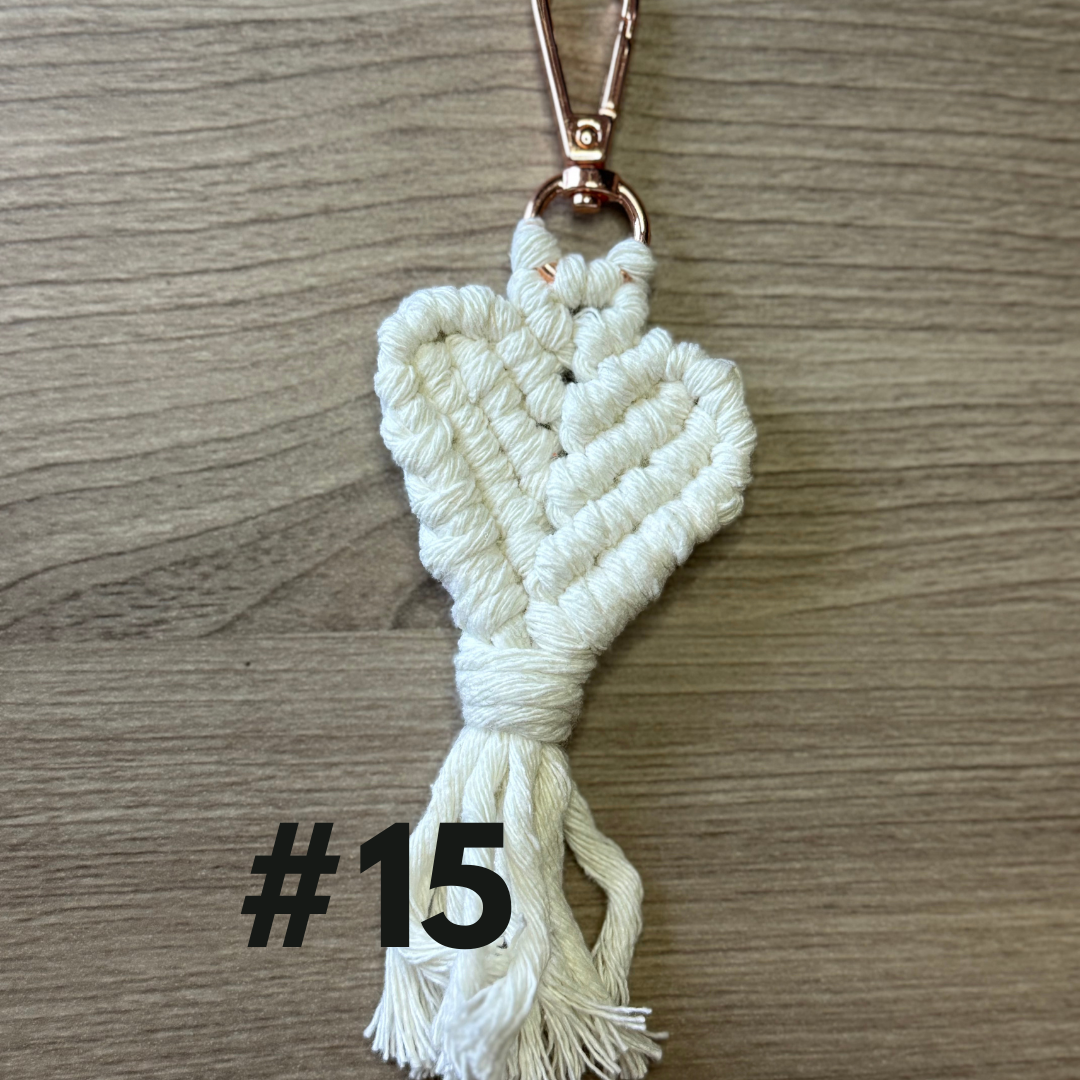 Heart Keyrings - Premade