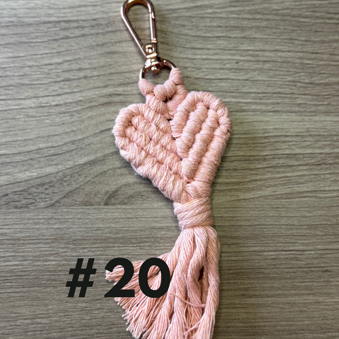 Heart Keyrings - Premade