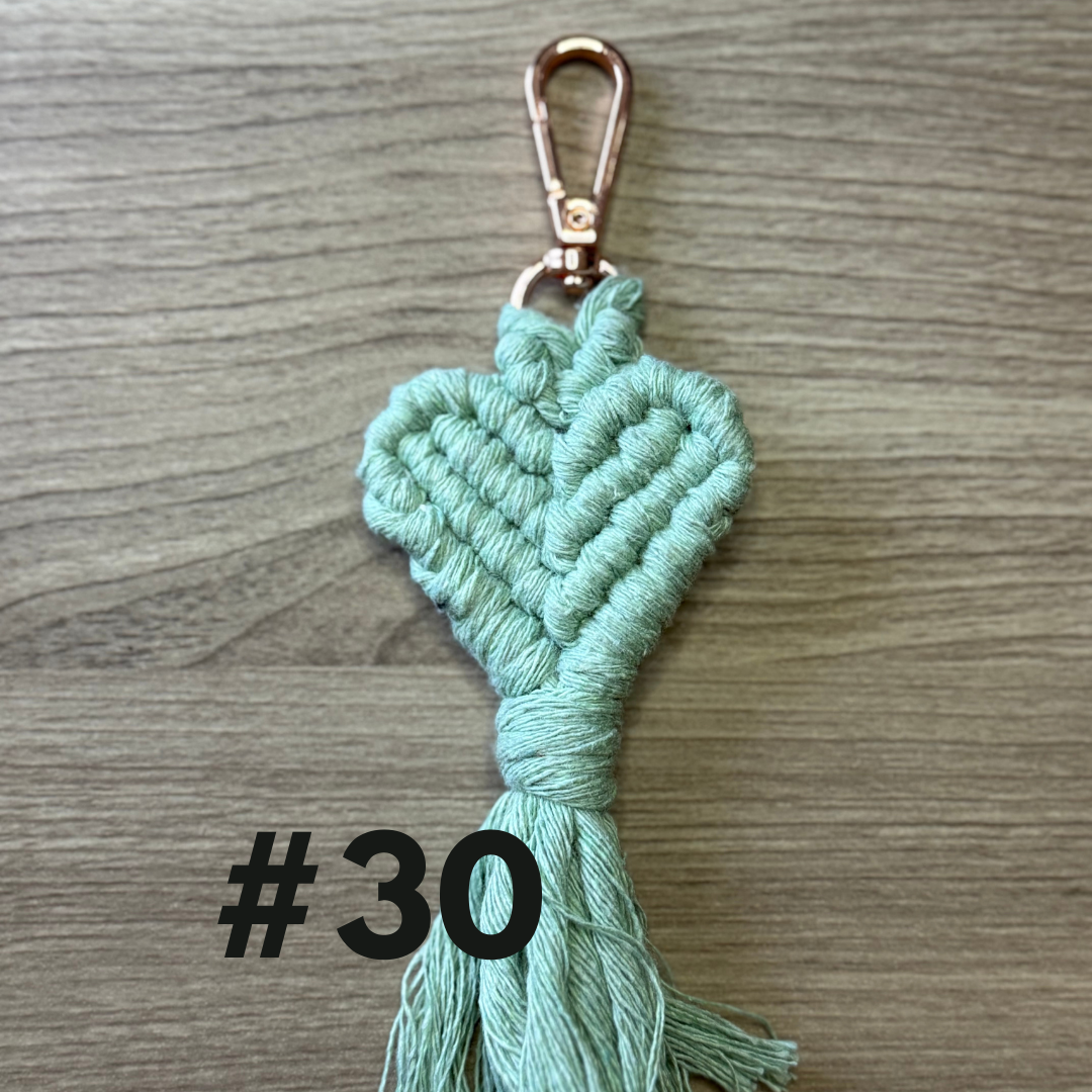 Heart Keyrings - Premade