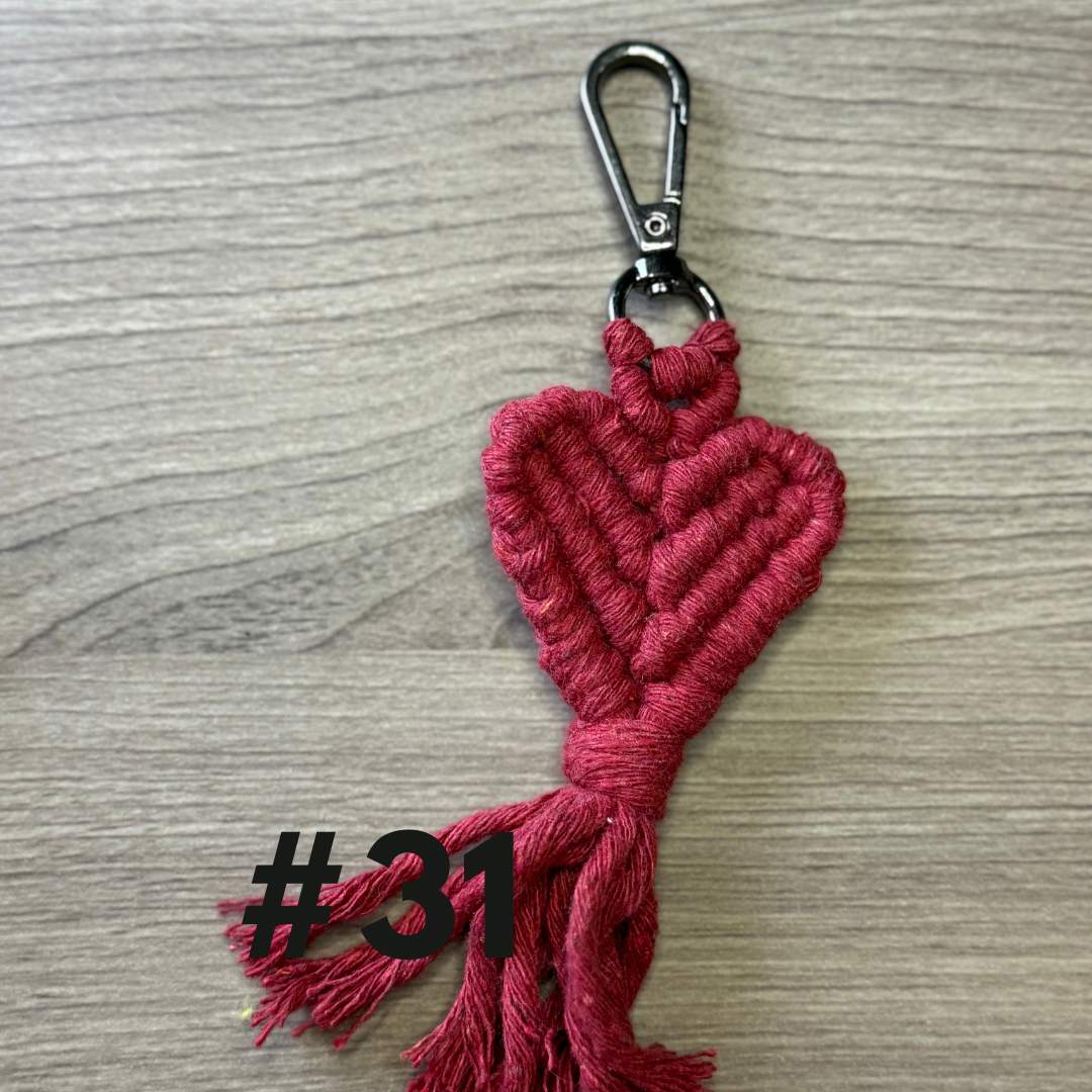 Heart Keyrings - Premade