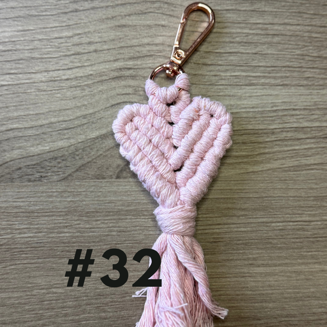 Heart Keyrings - Premade