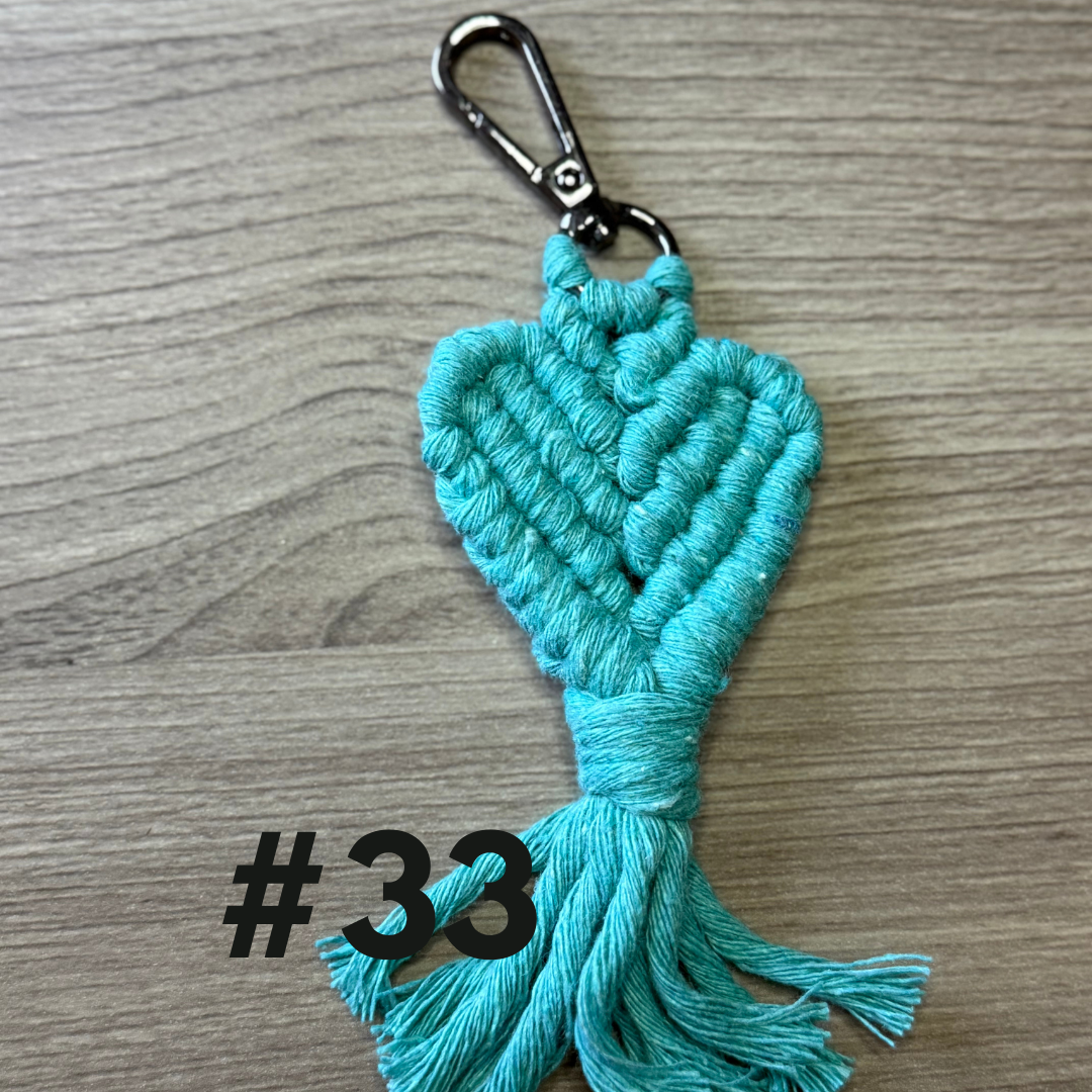 Heart Keyrings - Premade