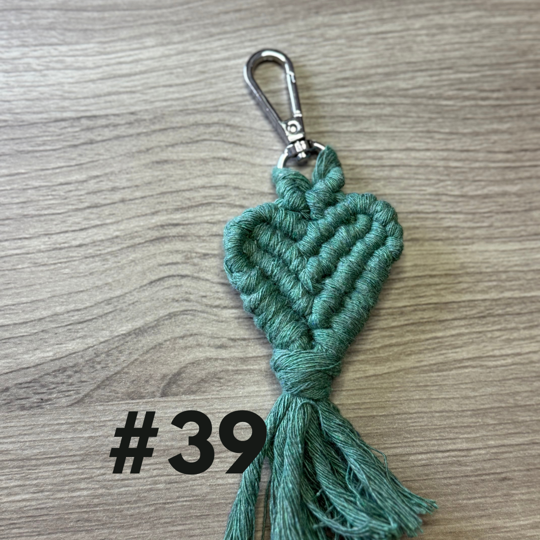 Heart Keyrings - Premade