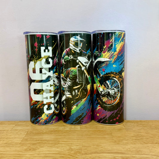 Dirtbike Tumbler - 20oz