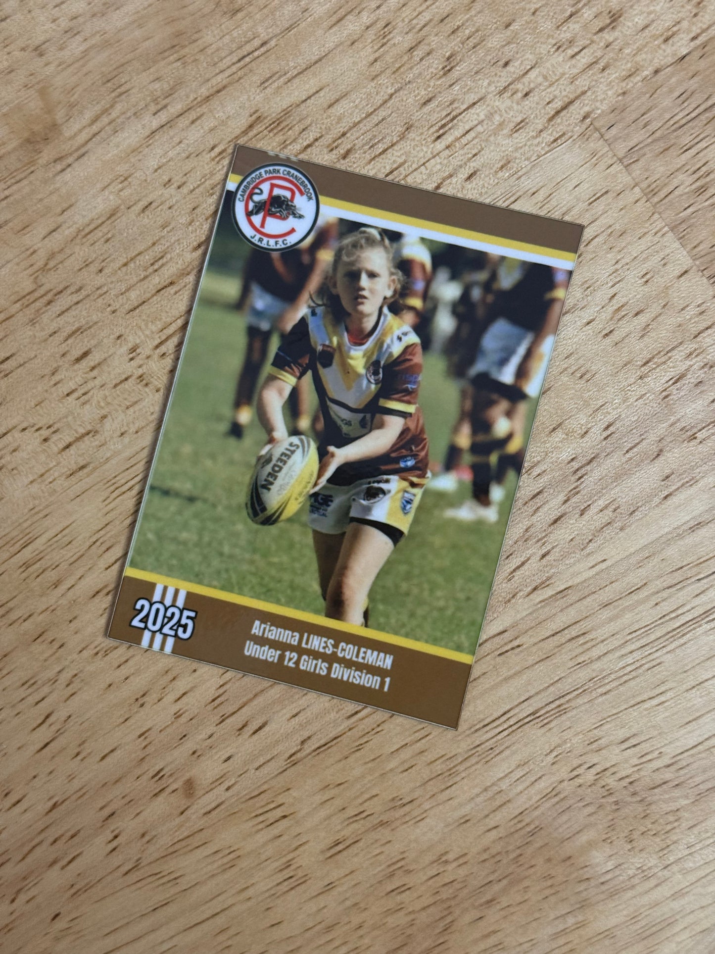 Personalised Sports Collector Cards