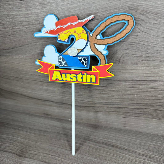 Jessie-Inspired Cake Topper – Personalised