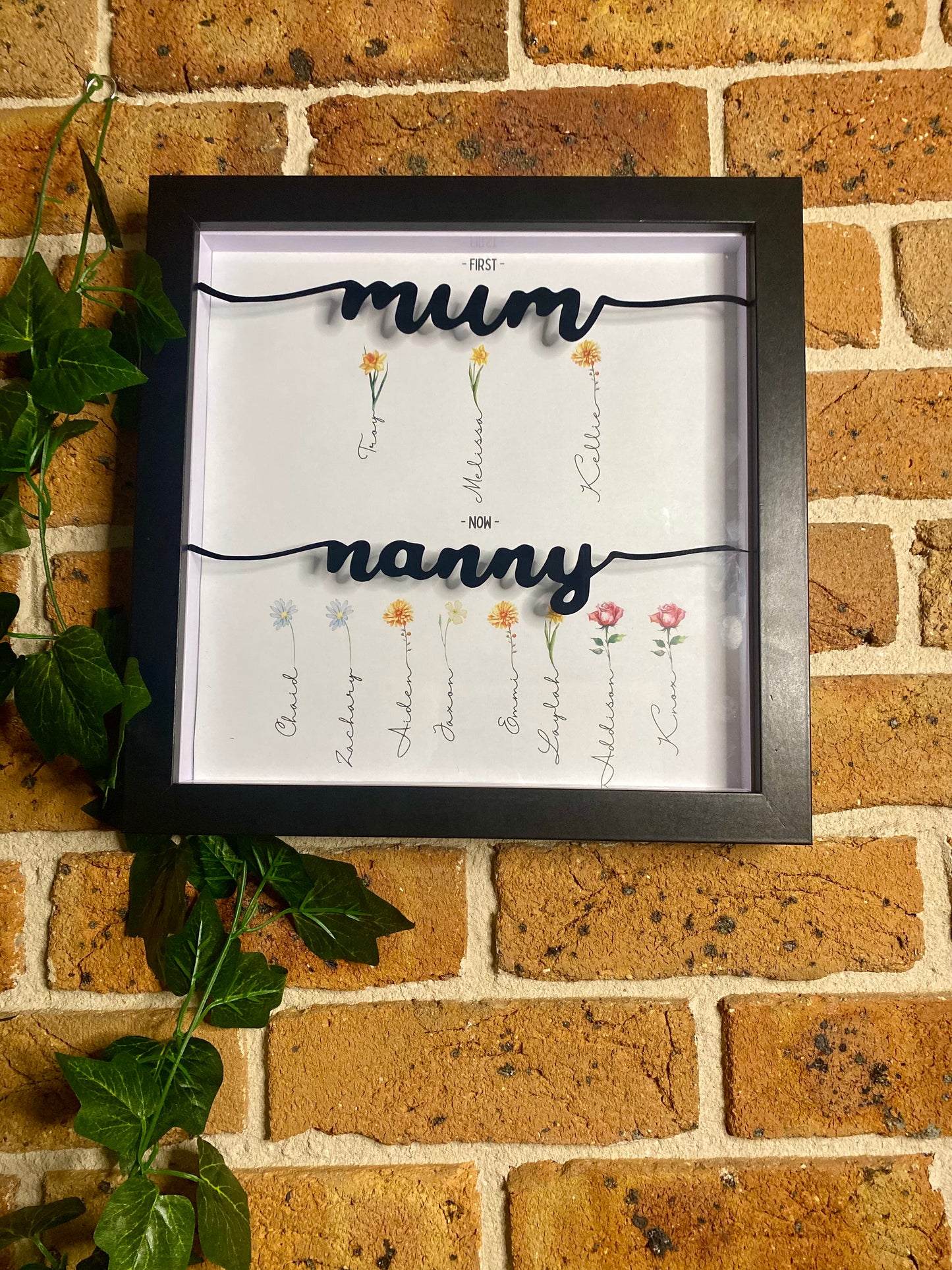 Personalise Birth Month Flowers