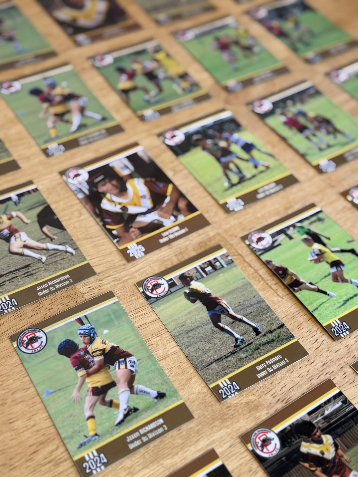 Personalised Sports Collector Cards